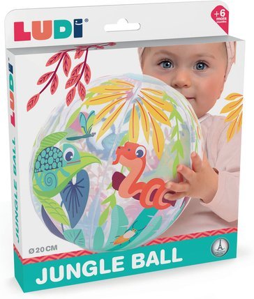 LUDI: Jungle Ball - Sensory Fabric Play Ball