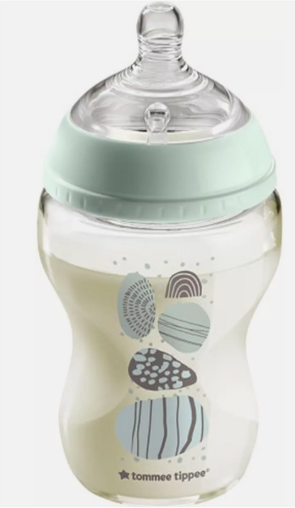 Tommee Tippee Closer to Nature Glass Bottles Green