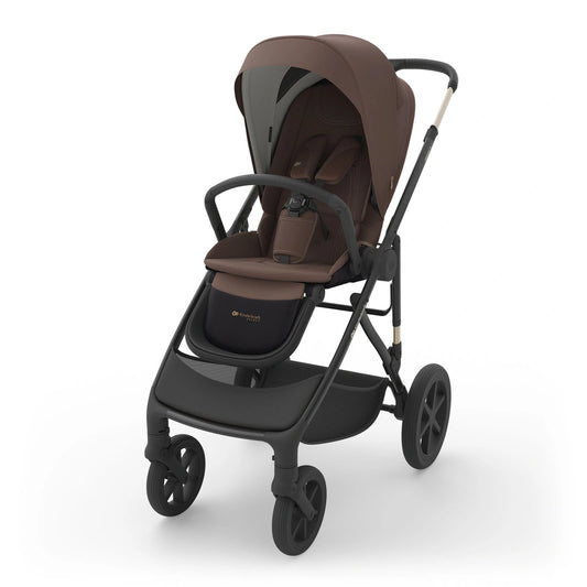Kinderkraft: PRIME 3 3-in-1 Lightweight Stroller Set with Mink Pro 2 Car Seat - Brown
