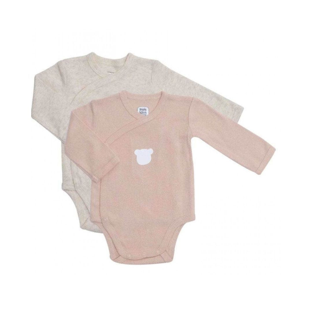 Trois Kilos Sept – Set of 2 Adorable Baby Bodysuits