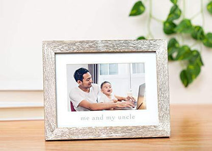 Me and My Uncle Sentiment Frame Rustic