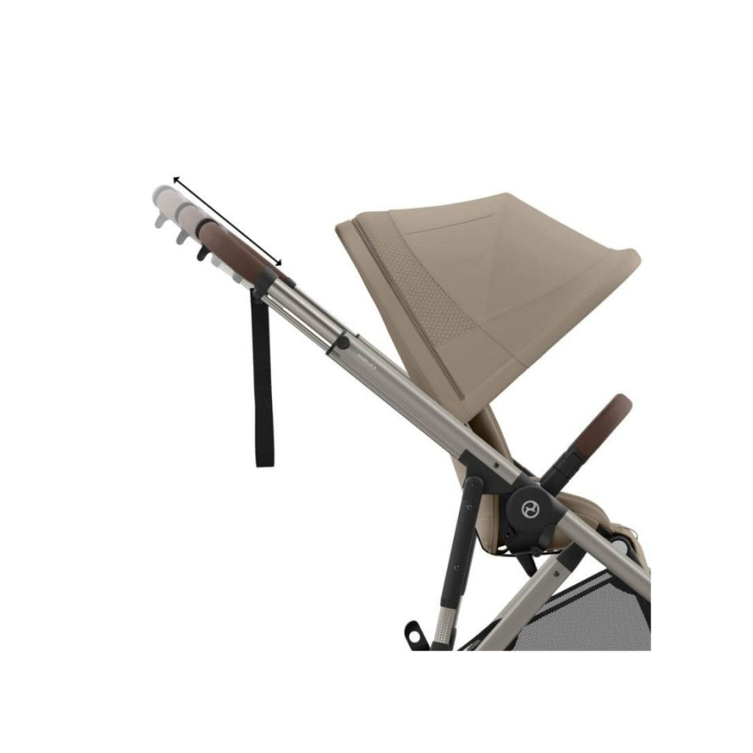 Cybex e-Gazelle S Stroller - Almond Beige