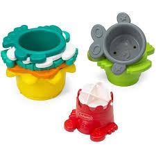 Infantino Stack O' Fun Bathtime Cups - Splashy Fun for Little Ones!