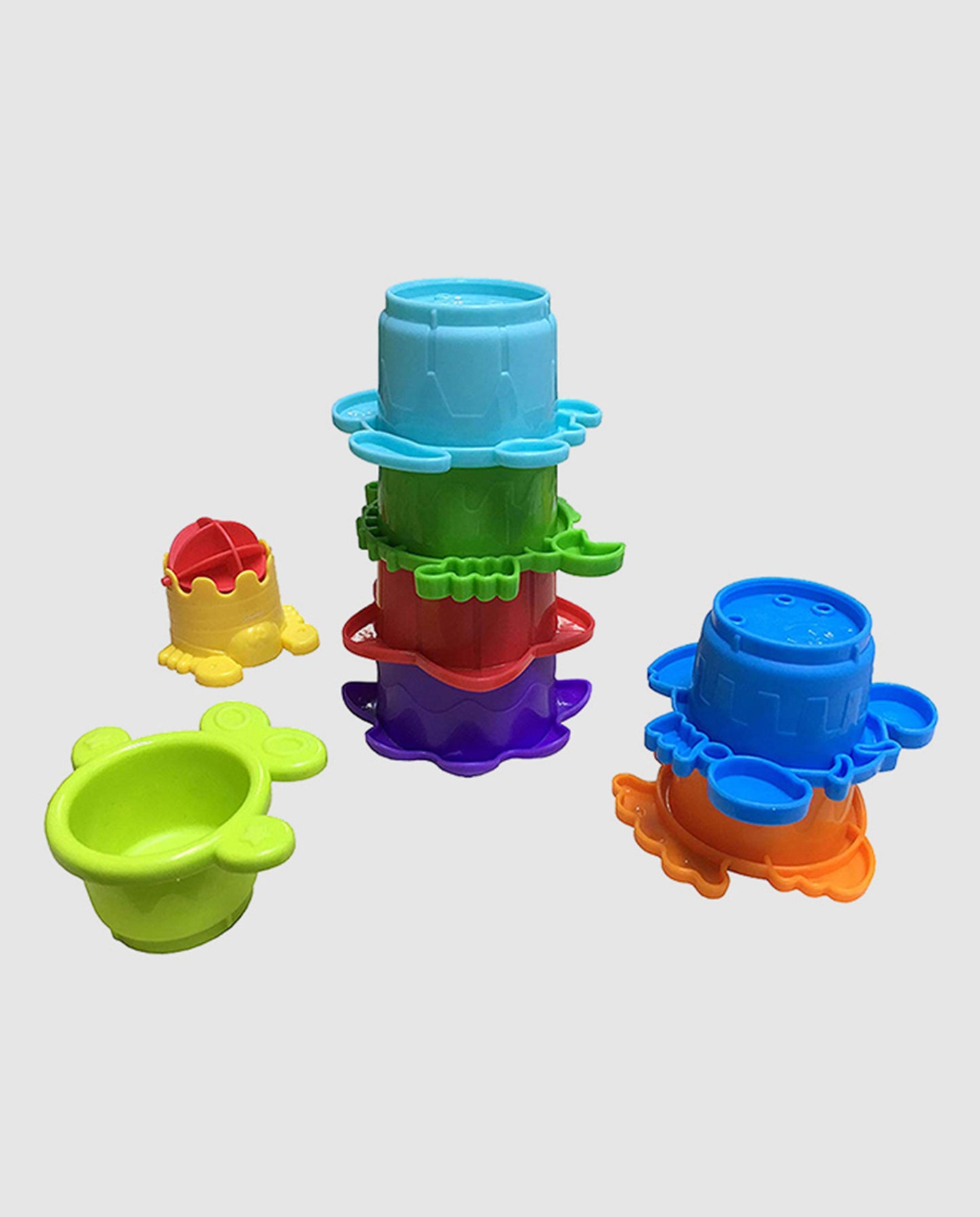 Infantino Stack O' Fun Bathtime Cups - Splashy Fun for Little Ones!