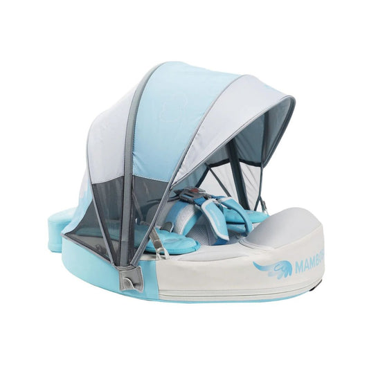 Mambobaby Non-Inflatable Chest Baby Float with Canopy - Angel