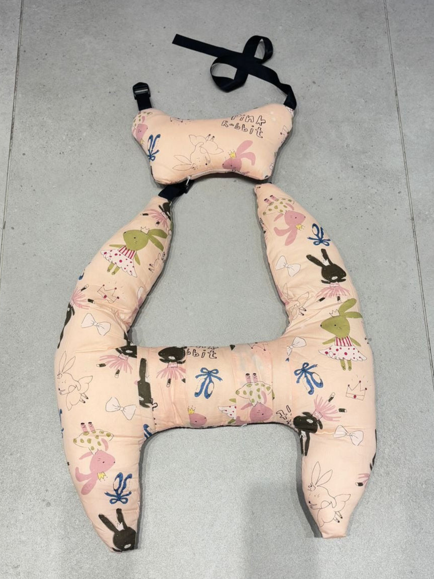 Pink Comfy-H Car Pillow