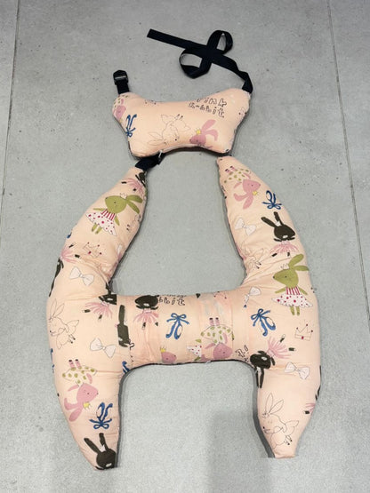 Pink Comfy-H Car Pillow