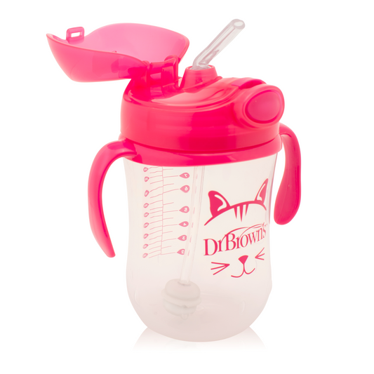 Baby S First Straw Cup-Pink - 9OZ/270ML