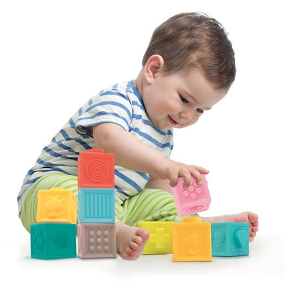 Interlocking sensory cubes