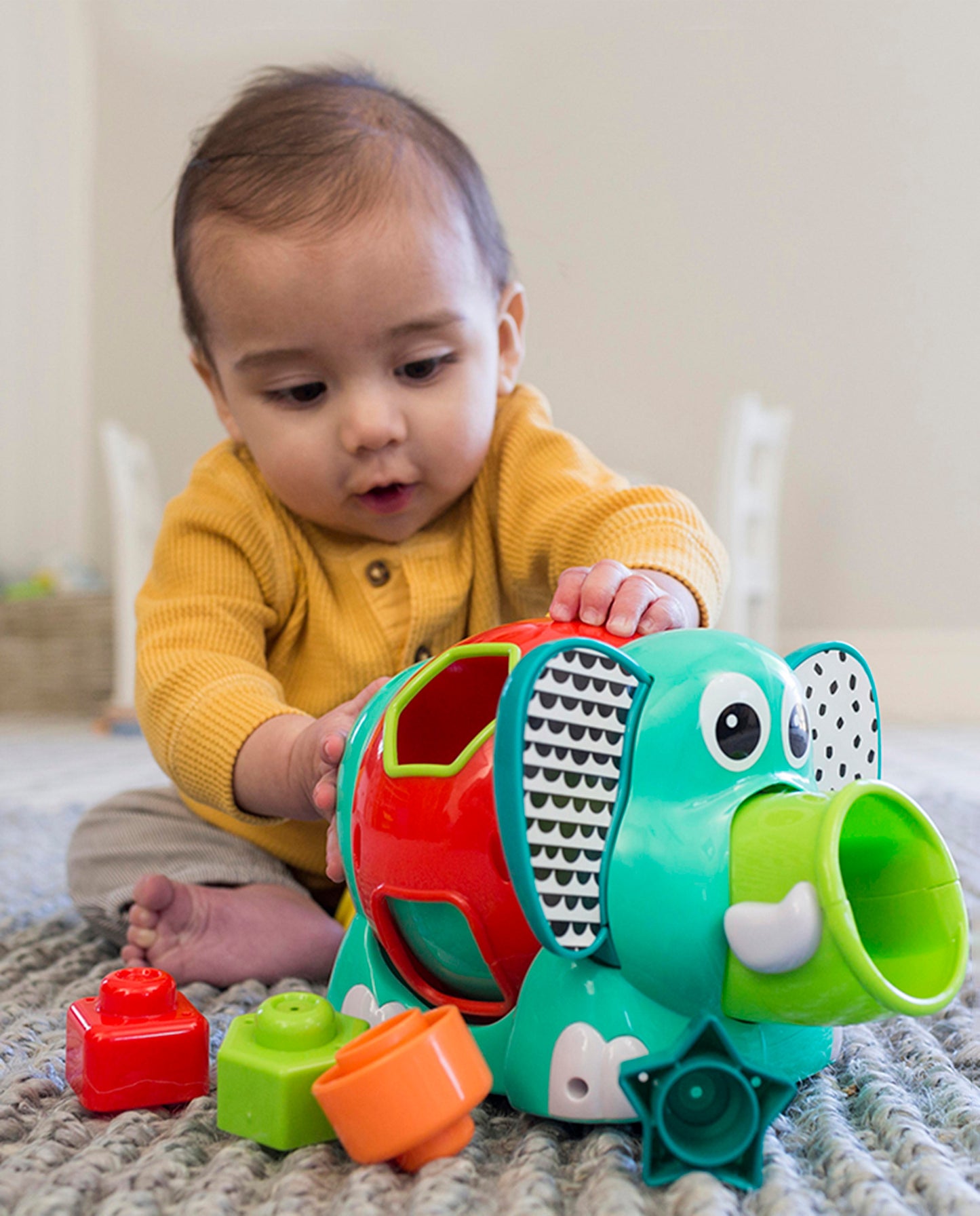 Infantino Jumbo Shape Sorter - Big Fun for Little Learners!