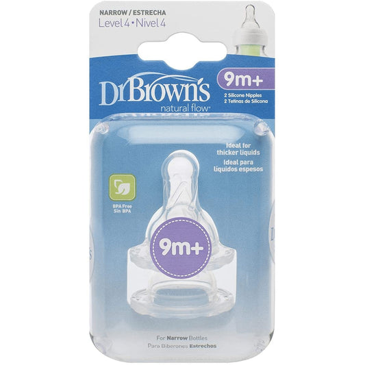 Dr. Brown's Natural Flow Level 4 Silicone Nipples