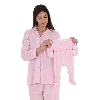 Cosset Loungewear Moments Mommy & Me Loungewear Set – Pink "Large"