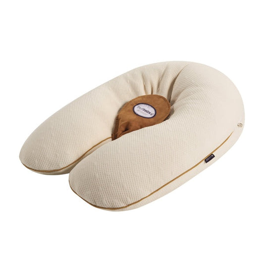 Candide: Multirelax 3-in-1 Maternity & Baby Pillow – Organic Cotton (Ecru/Caramel)