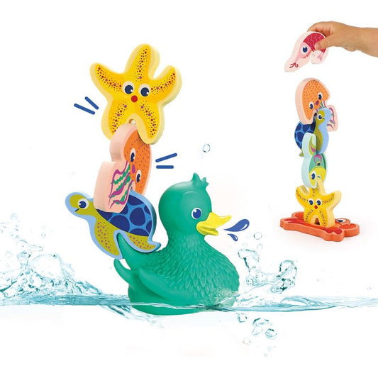 LUDI Lucky Duck Bath Toy Set