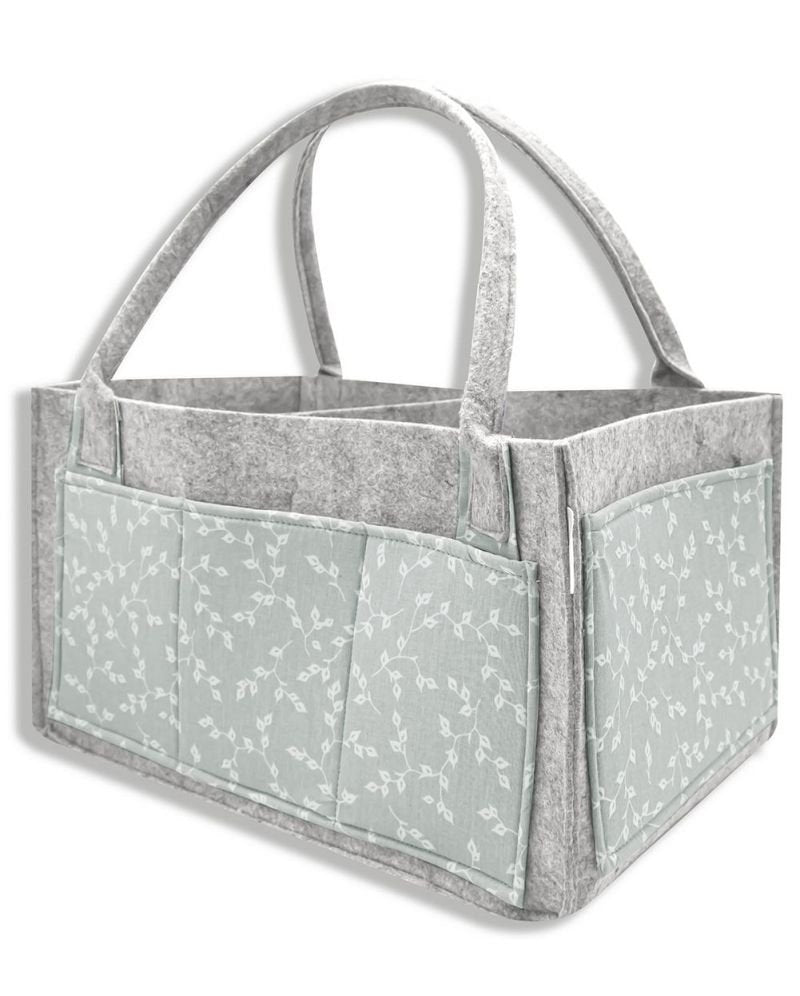 Portable baby diaper basket