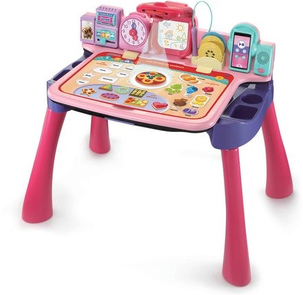 Vtech Magi Bureau Interactif 5 en 1- Rose