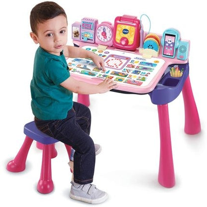 Vtech Magi Bureau Interactif 5 en 1- Rose