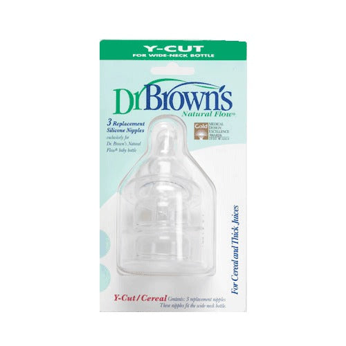 Dr. Brown's Natural Flow Y-Cut Replacement Nipples