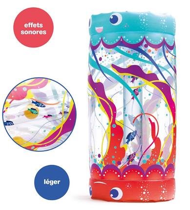 LUDI: Baby Roll Jellyfish - Inflatable Sensory Activity Roller