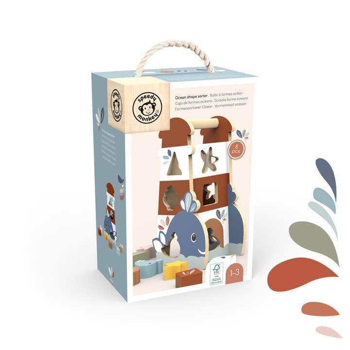 Speedy Monkey Ocean Shape Sorter