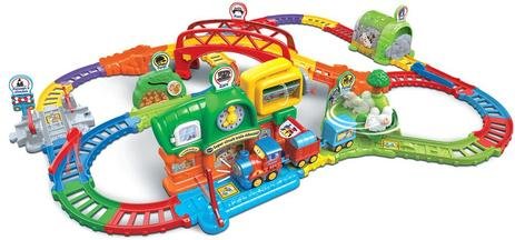 VTech Tut Tut Bolides Super Circuit Train Éducatif (Adam, Train Marchand)
