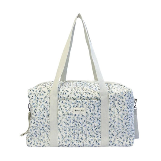 Candide: Blueberry Quilted Diaper Bag (Sac à Langer)