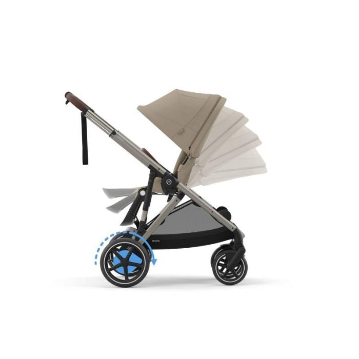 Cybex e-Gazelle S Stroller - Almond Beige
