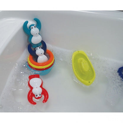 Bath Set Boats and Little Acrobat Monkeys
