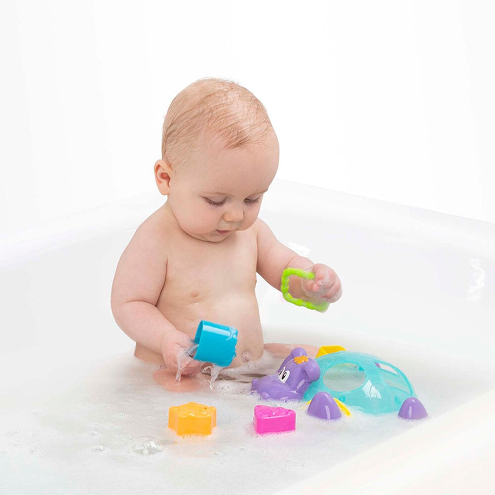 Playgro Float Along Hippo Shape Sorter – babybuzzlb