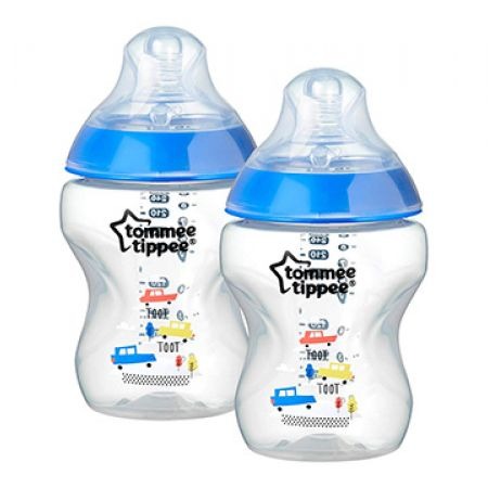 Tommee Tippee Closer to Nature Baby Bottles (2 Pack)