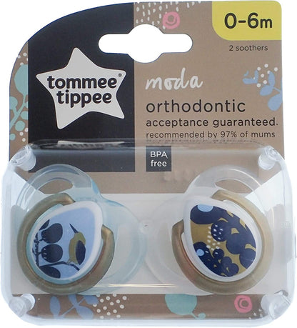 Tommee Tippee Moda Orthodontic Soothers (6-18m)