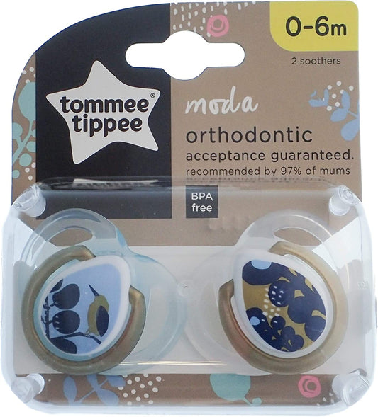 Tommee Tippee Moda Orthodontic Soothers (6-18m)