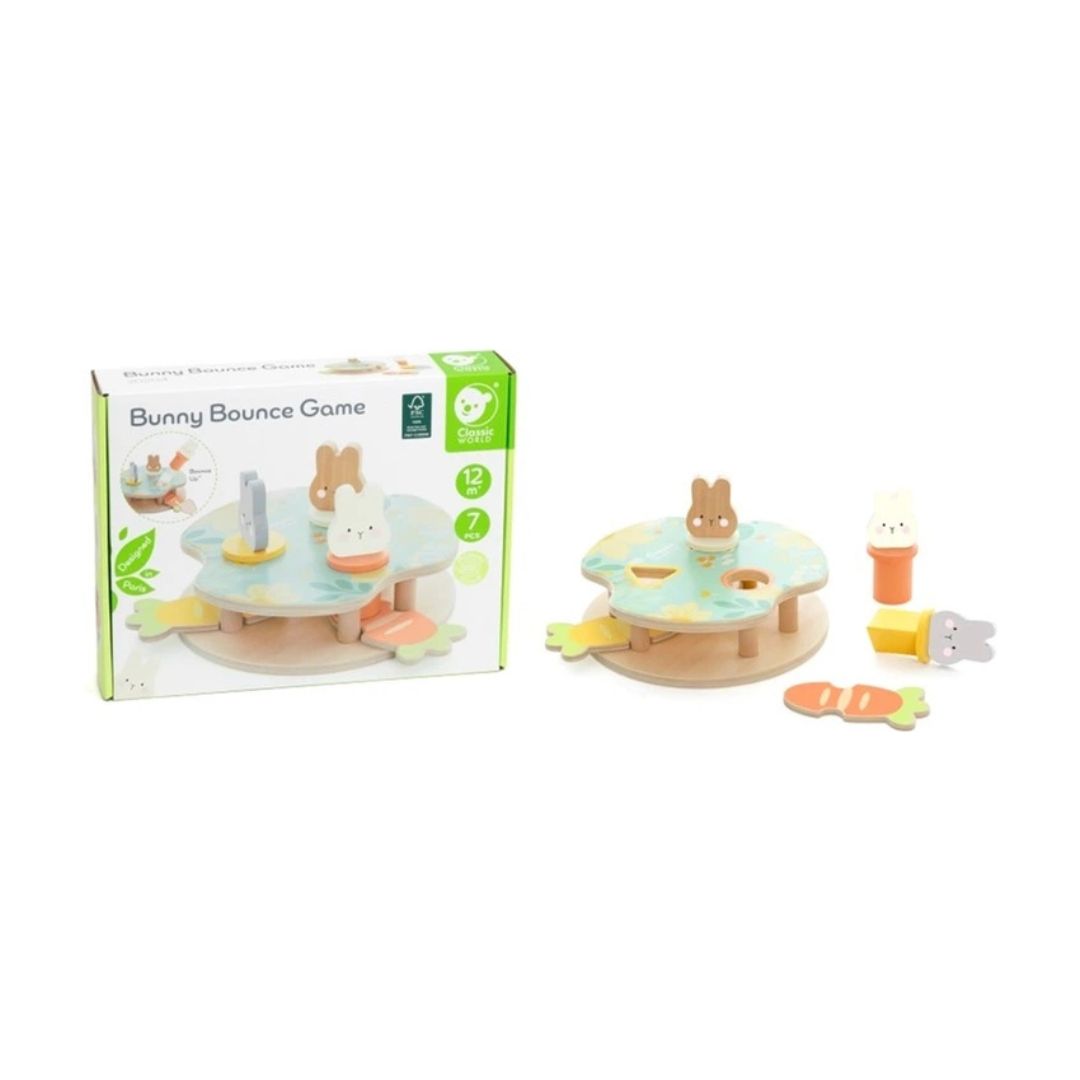 Classic World: Wooden Bunny Bounce Game