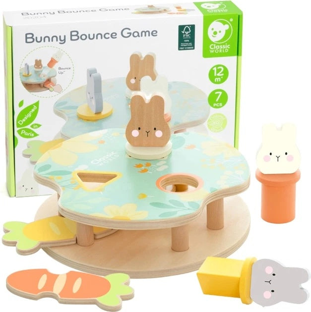 Classic World: Wooden Bunny Bounce Game