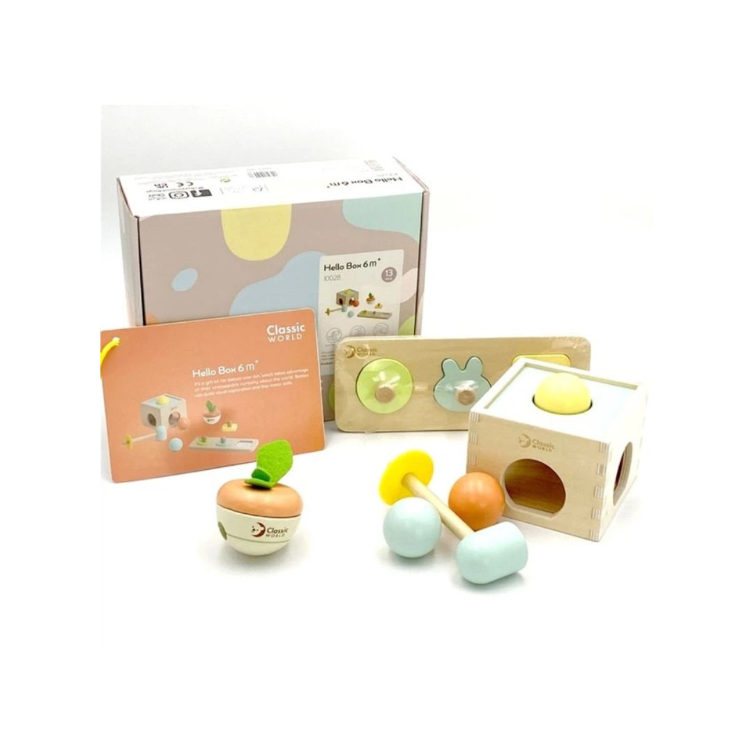 Classic World: Hello Box Educational Set (13 Pieces)