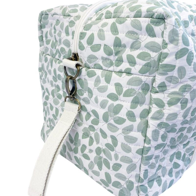 Candide: Feuilles Quilted Diaper Bag (Sac à Langer)