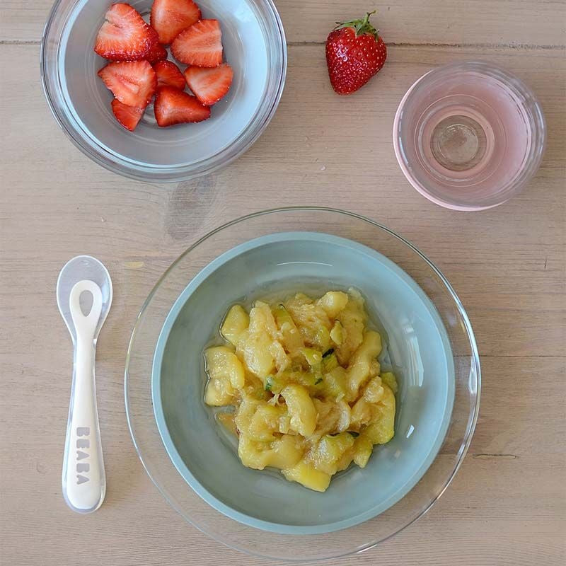 Béaba Eucalyptus Glass Meal Set