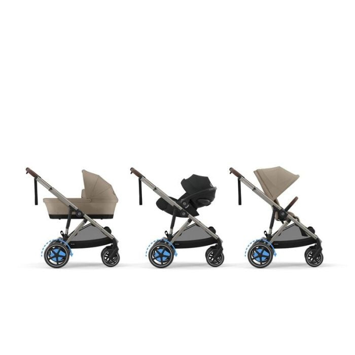 Cybex e-Gazelle S Stroller - Almond Beige