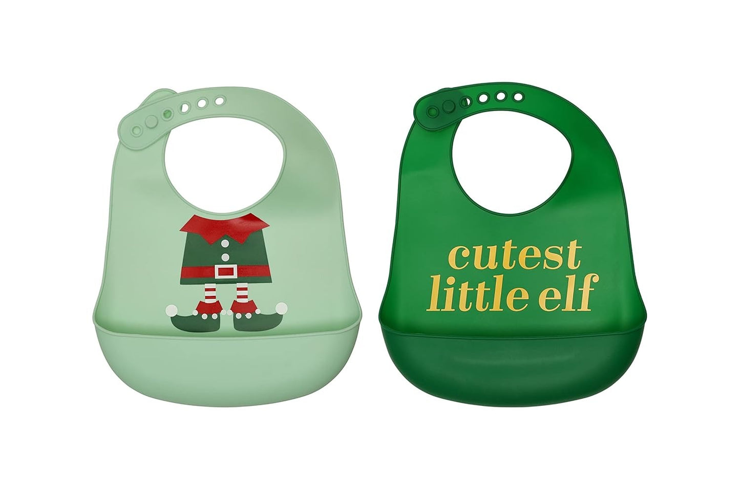 Holiday Silicone Bib set