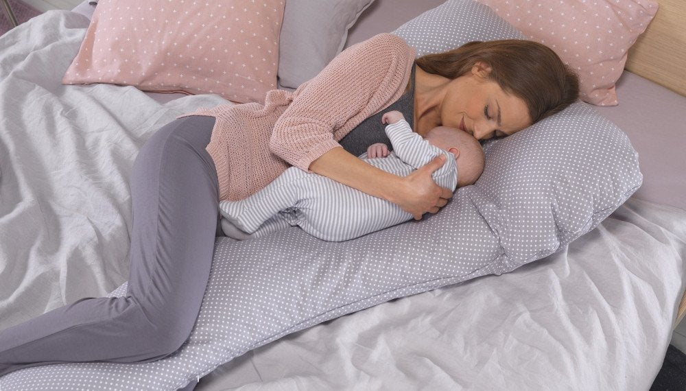 THERALINE my7 Sleeping & Nursing Pillow – Cappuccino