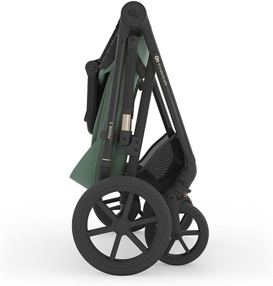 Kinderkraft: PRIME 3 3-in-1 Stroller (2026 Edition - Dark Green)