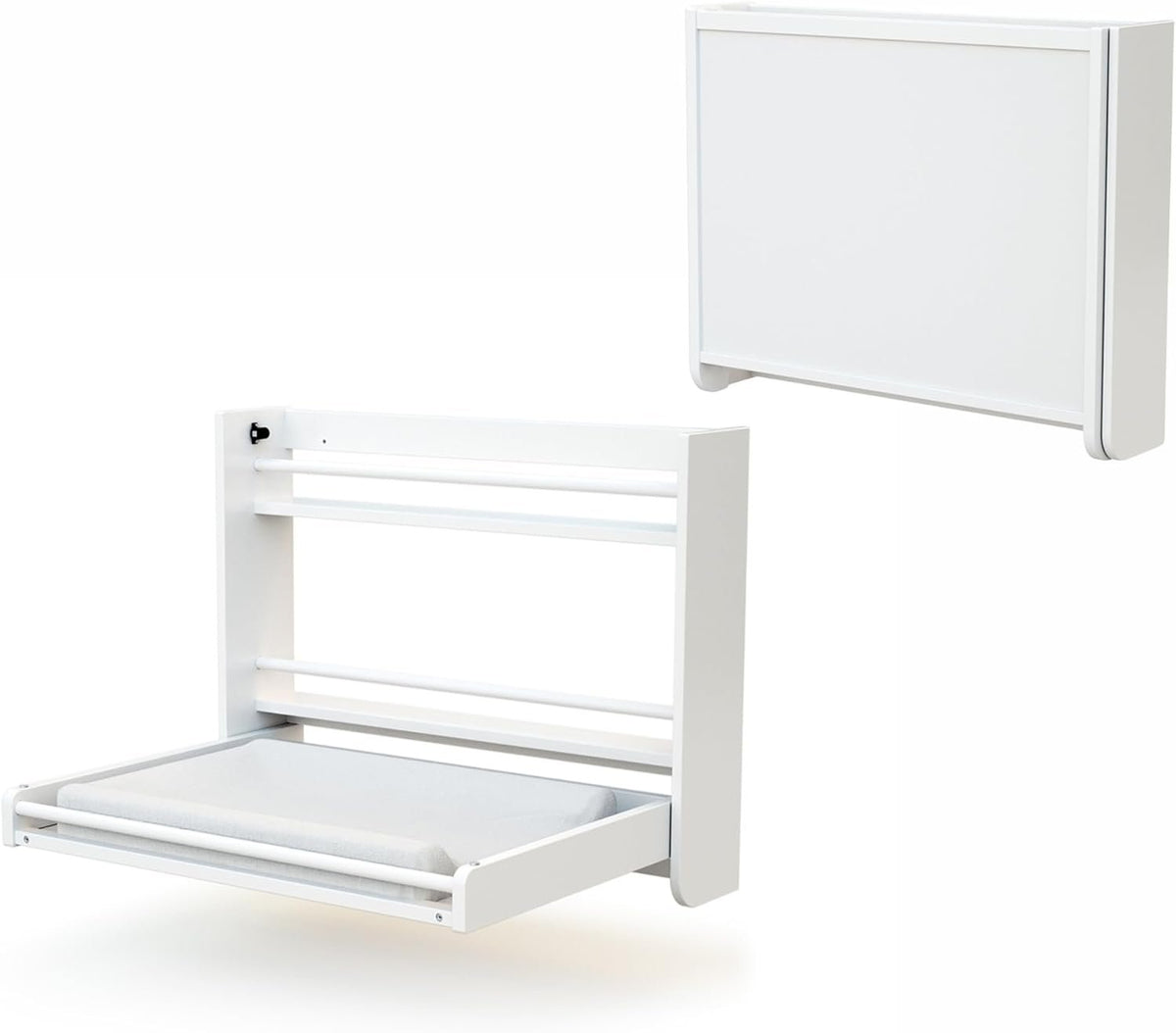Jurababy: SORA Wall-Mounted Changing Table - Space-Saving Nursery Station