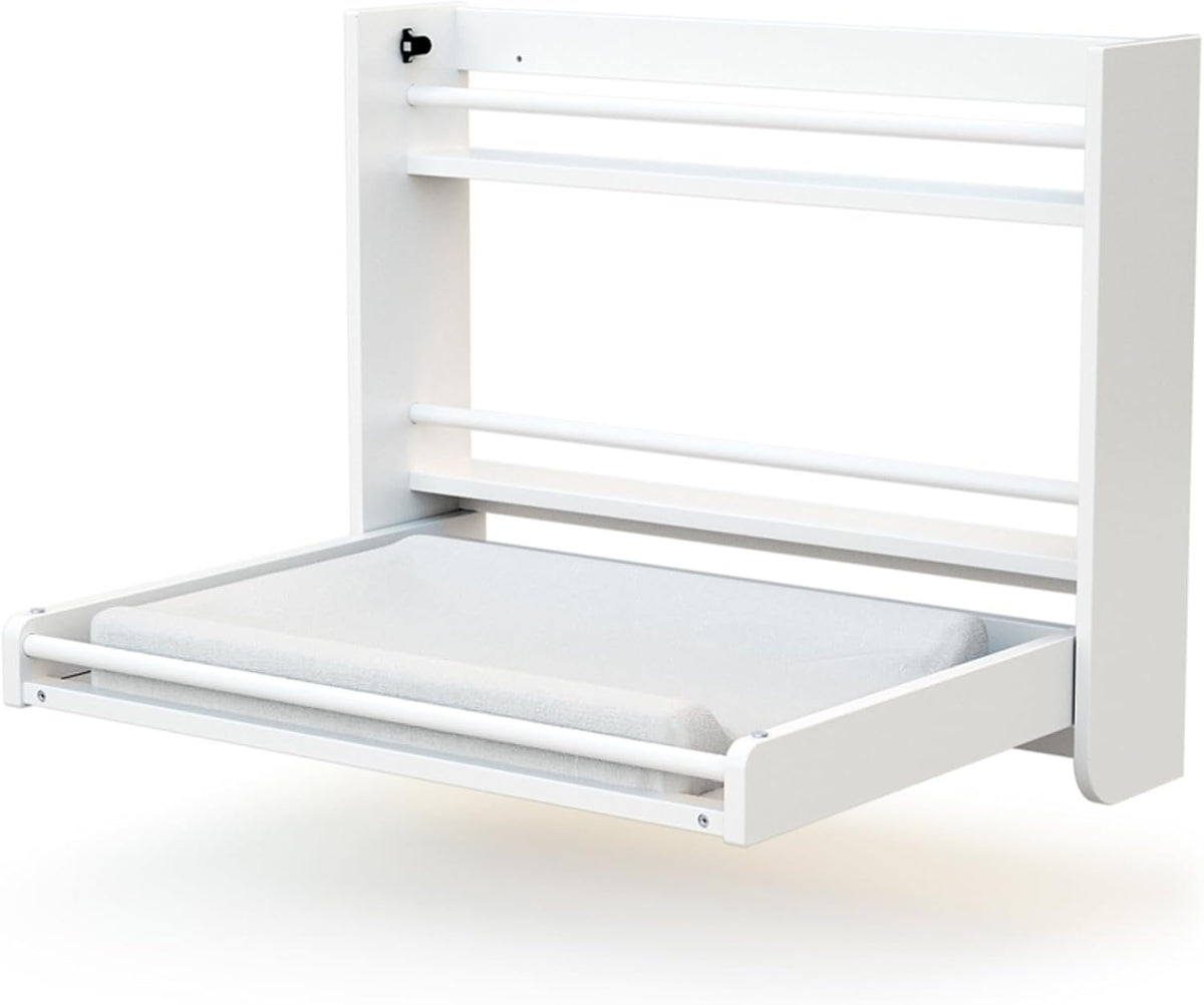 Jurababy: SORA Wall-Mounted Changing Table - Space-Saving Nursery Station
