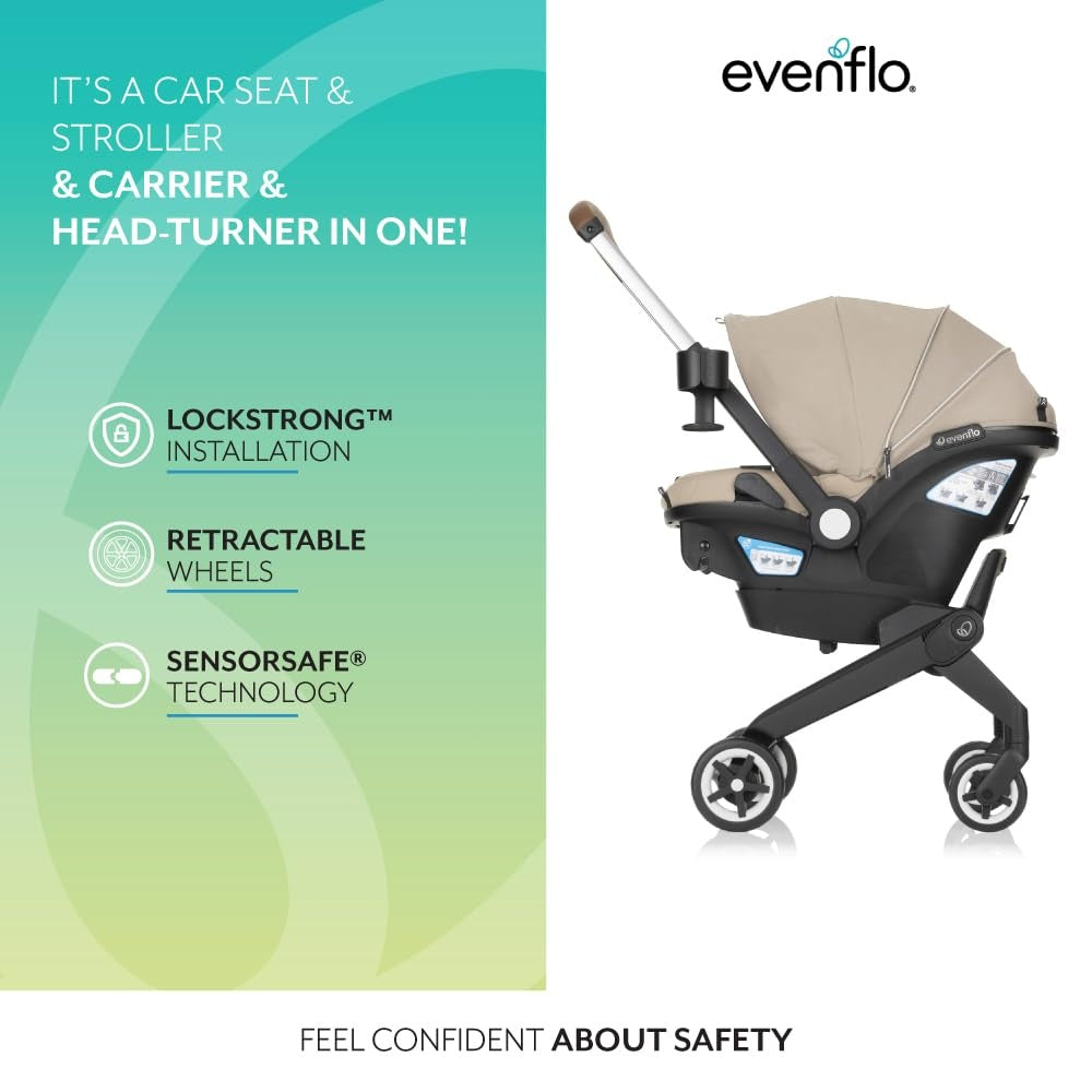 Evenflo® Shyft™ DualRide™ Infant Car Seat & Stroller Combo with Carryall Storage Limited edition