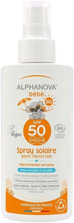 Alphanova Hypoallergenic Baby Sunscreen Spray