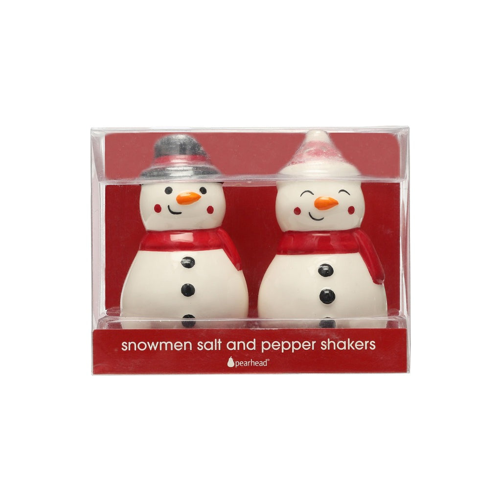 snowmen salt and pepper shakers