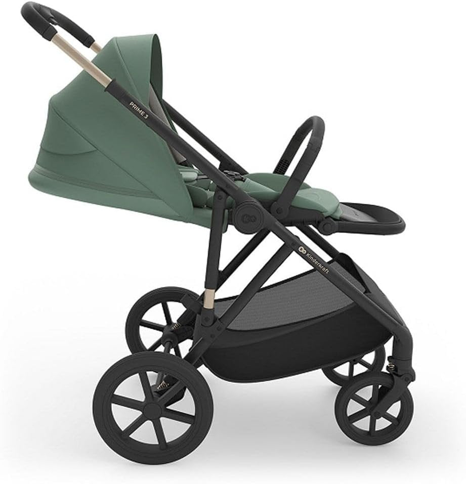 Kinderkraft: PRIME 3 3-in-1 Stroller (2026 Edition - Dark Green)