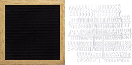 Black/Natural Letter Board Gray