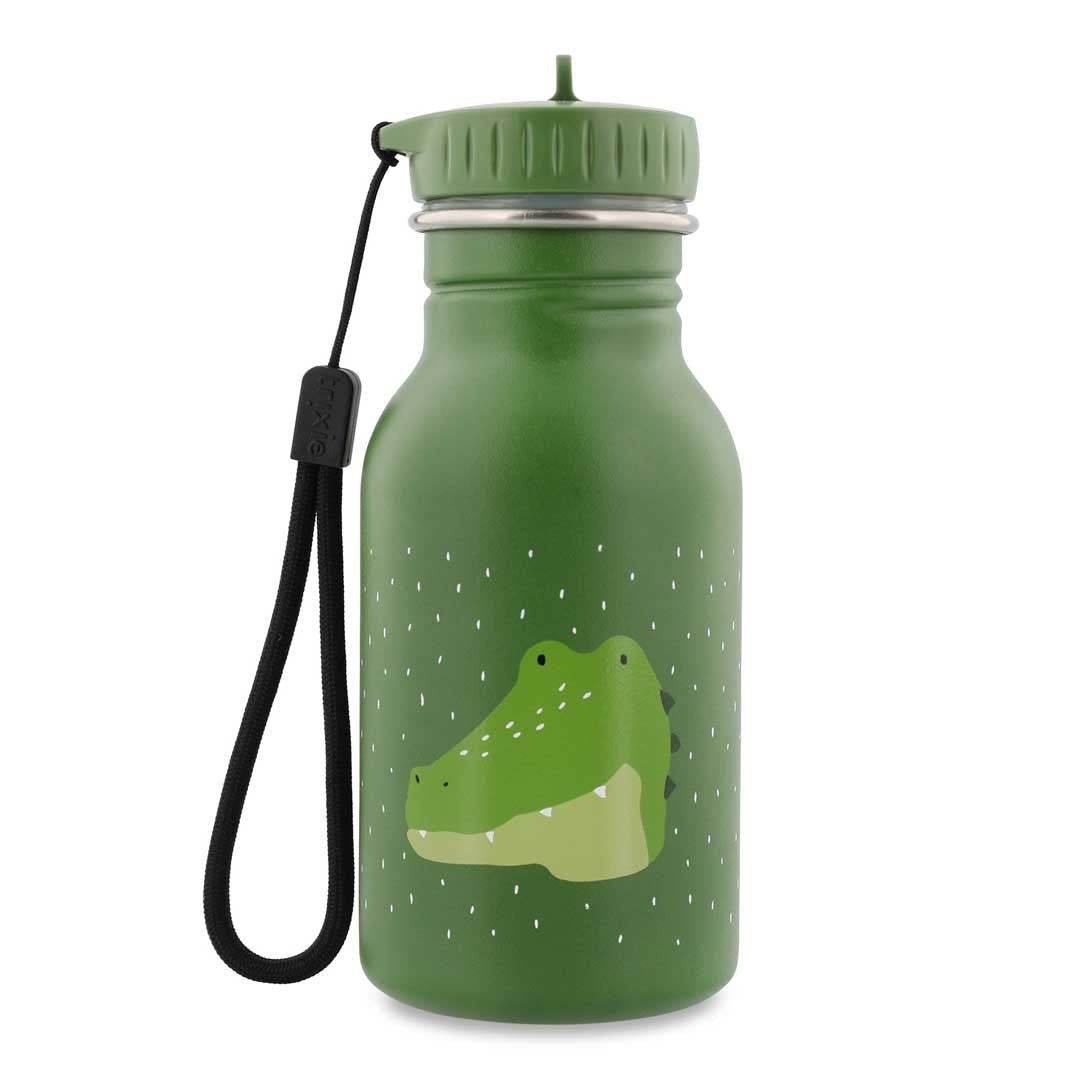 Trixie: Stainless Steel Water Bottle 350ml - Mr. Alligator