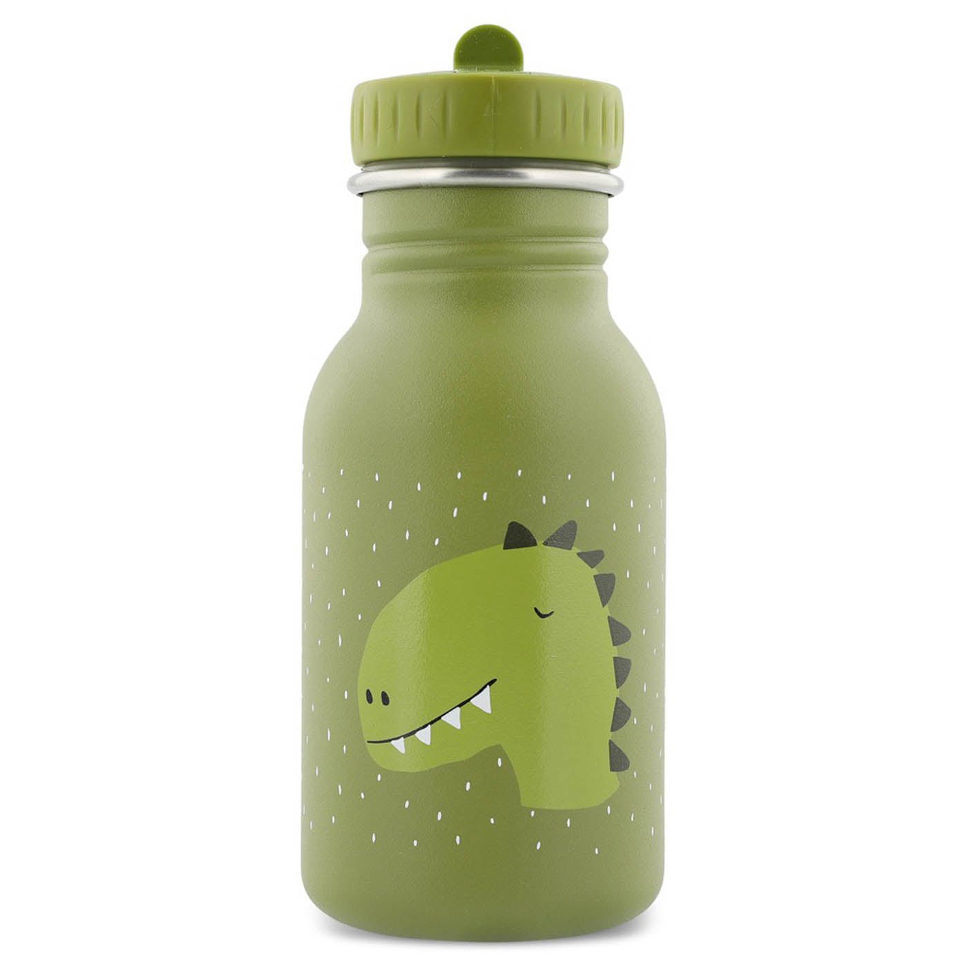 Trixie: Stainless Steel Water Bottle 350ml - Mr. Dino